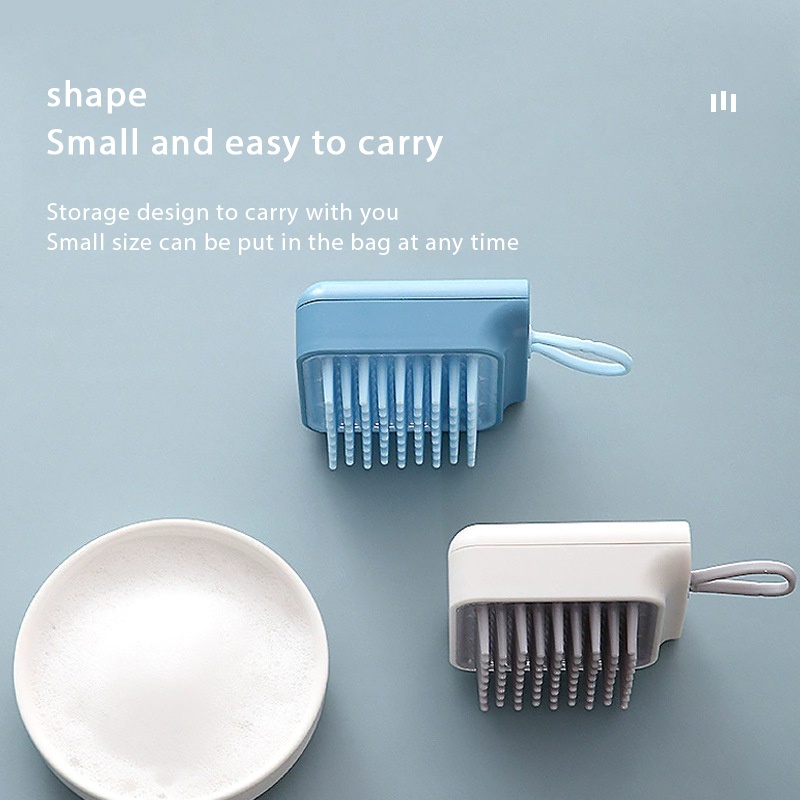 Lược Mát Xa Da Đầu Bằng Silicon Tiện Dụng Cho Người Lớn Silicone