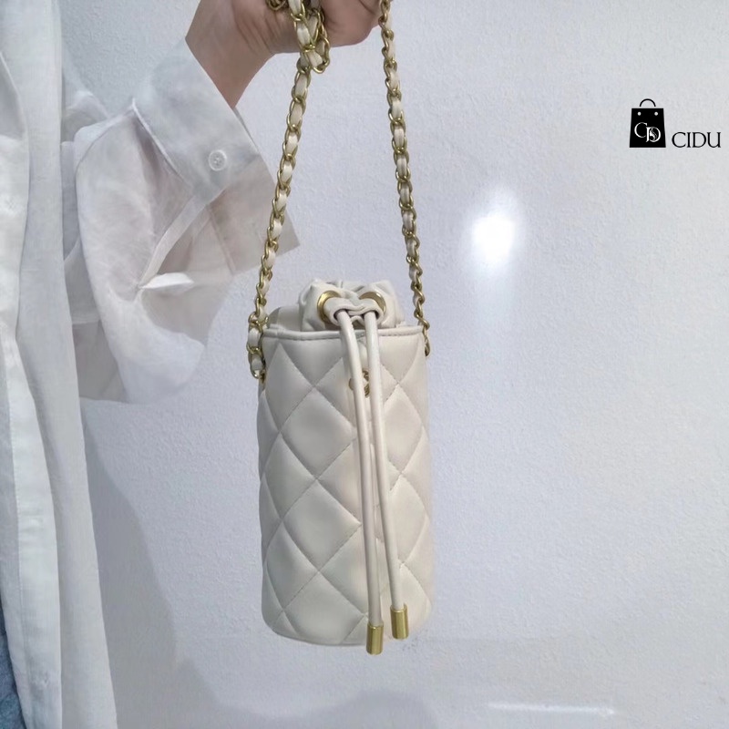 Túi Đeo Chéo Hình Trụ Dây Rút Thời Trang CIDU Cd46