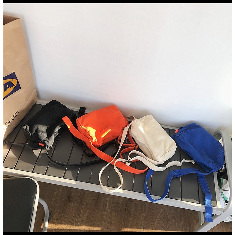 Túi đeo chéo kaki hình chữ nhật size nhỏ