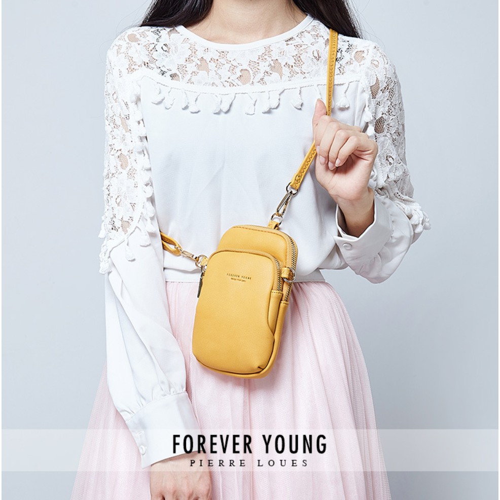 Túi Đeo Chéo Nữ Đựng Điện Thọai FOREVER YOUNG Siêu Đẹp FY02 - shop mal