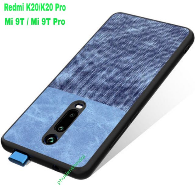 Ốp lưng Xiaomi Redmi K20/K20 Pro/Mi 9T/Mi 9T Pro chống sốc vân da bò thời trang cao cấp