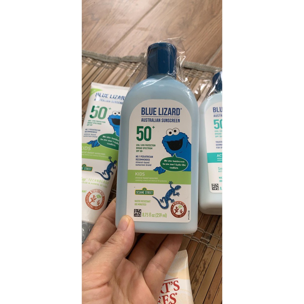 Kem chống nắng dành cho trẻ em SPF 50+ BLUE LIZARD 259ML/148ML