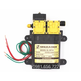 Bơm đôi Sinleader 12v 120w phun thuốc, rửa xe, tưới lan