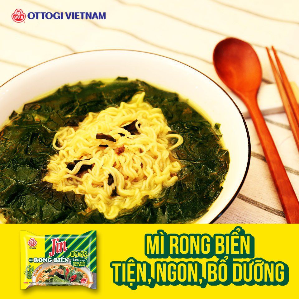 [Mã BMLTA50 giảm đến 50K đơn 99K] Thùng mì rong biển Ottogi 20 gói 120g