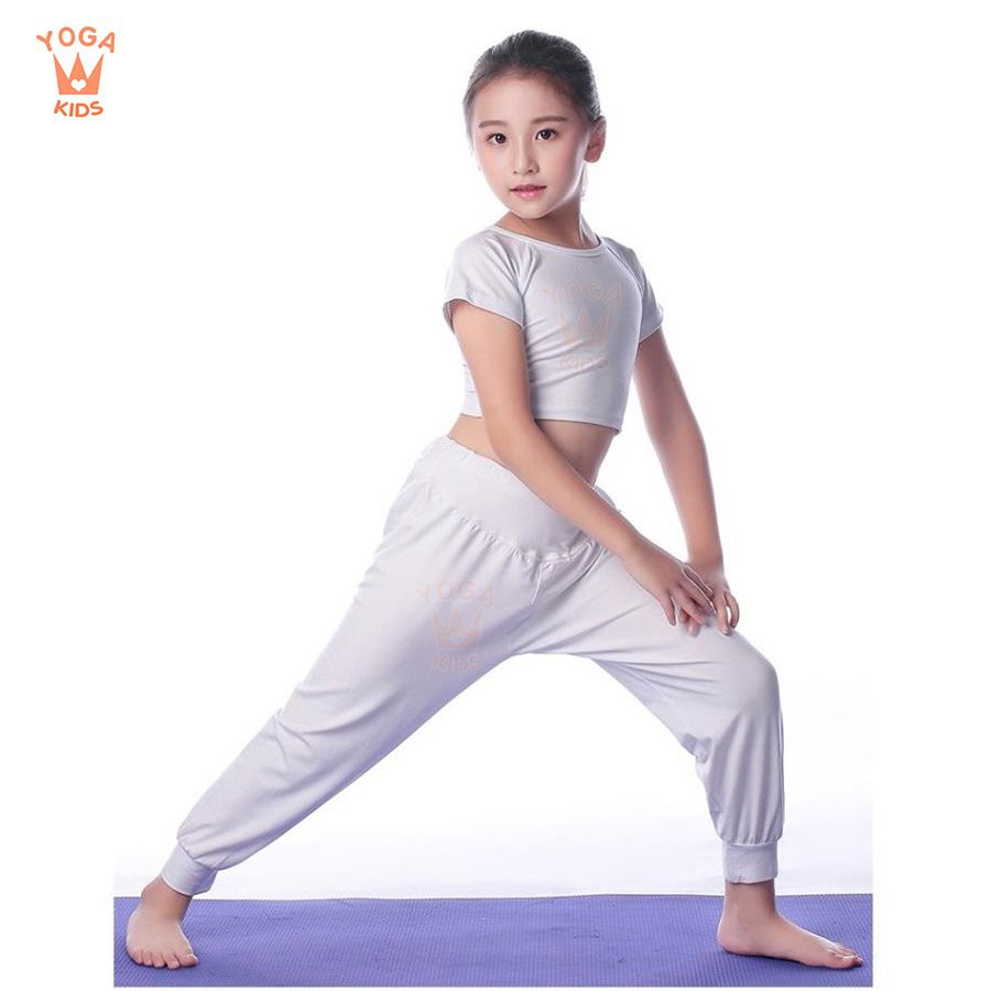 Set yoga cho bé - Set yoga Ali trắng