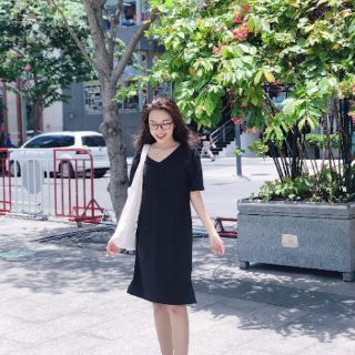 Đầm thun dây chéo lưng #155k
