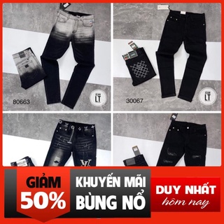 Quần côn dsq khóa lệch đính đá - Quần jeans dsq nam cao cấp ! 2022