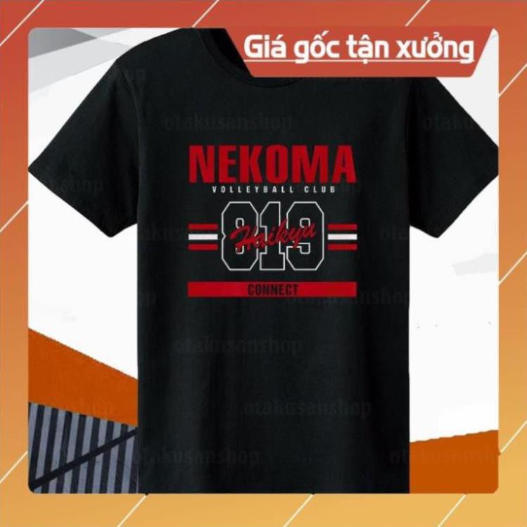 🍀 Áo thun Haikyuu! Vua Bóng Chuyền CLUB (Black) ngắn tay - giá tận xưởng xịn 🍀 🏐