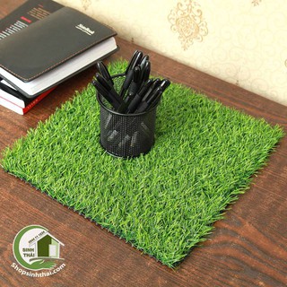 Tấm cỏ cao cấp trang trí trên bàn làm việc 25x25cm
