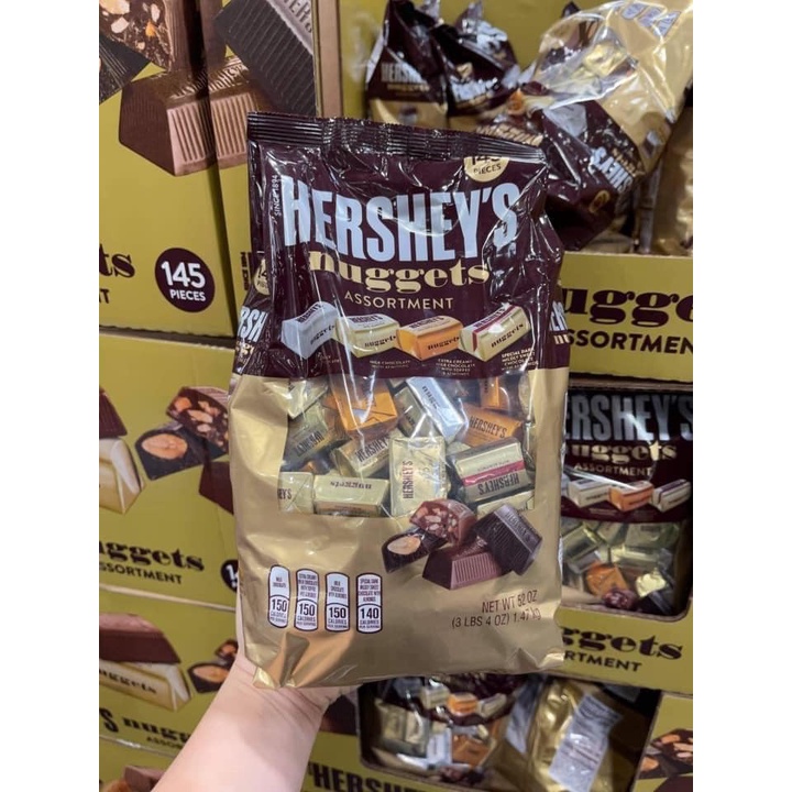 Kẹo chocolate tổng hợp date 4/2024 Hershey  có đến 4 hương vị khác nhau - EDS Hàng Mỹ