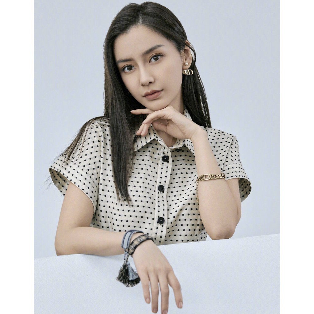 Hoa tai gắn ngọc trai và hình chữ đơn giản thời trang cổ điển
