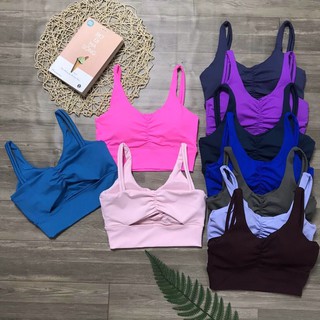[ Freeship + Tặng kèm mút xịn ] Set Tập Thể Thao Chun Ngực Nơ