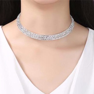 Bộ trang sức kiềng cổ đính đá 4 món( Ảnh thật cuối)