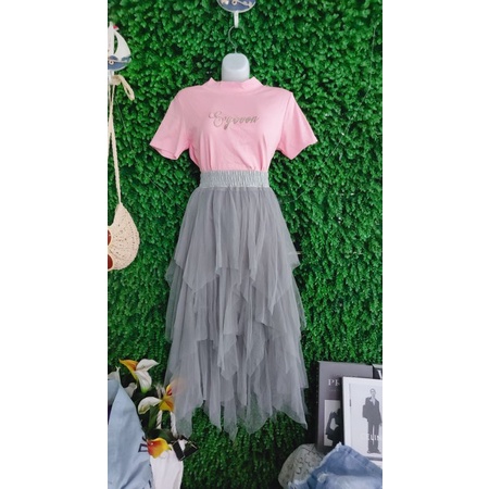 Thanh lý set đầm tầng size dưới 52kg