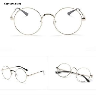 Mắt kính tròn unisex HÀN QUỐC hàng cứng cáp đẹp. Kèm hộp khăn