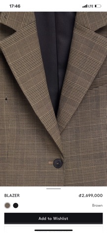 Áo blazer phom rộng
