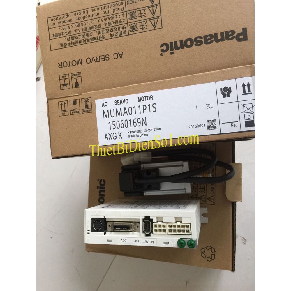 Servo motor Panasonic MUMA011P1S  - Cty Thiết Bị Điện Số 1