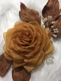 Hoa hồng cài áo handmade cao cấp