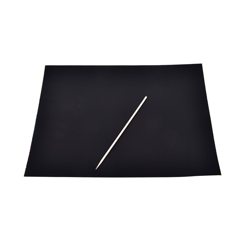 Set 10 tờ giấy cào vẽ màu cầu vồng kèm bút cào xước chuyên dụng tiện lợi | BigBuy360 - bigbuy360.vn