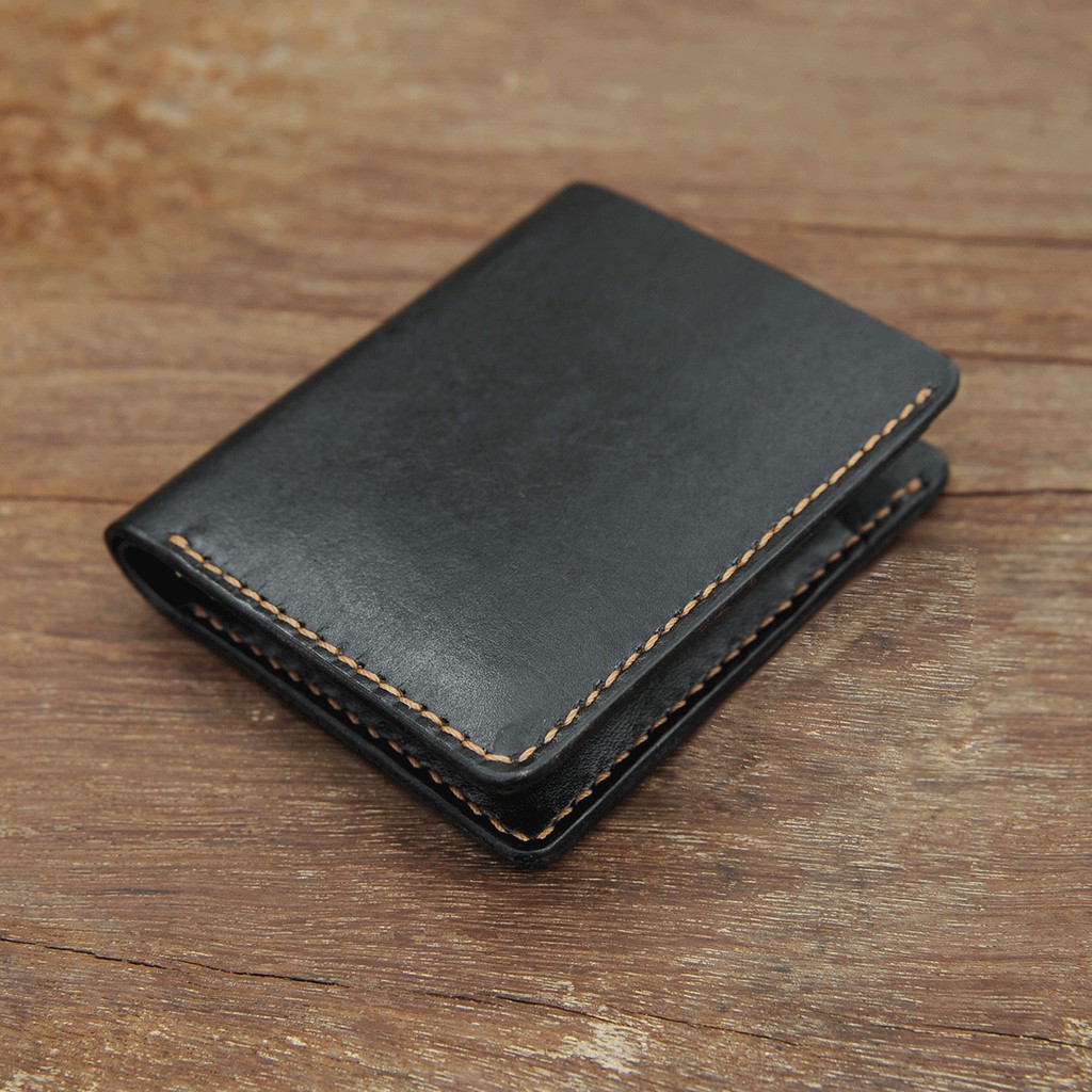 Ví nam mini thủ công - Da bò nhập khẩu - Đồ da Handmade -  DT704