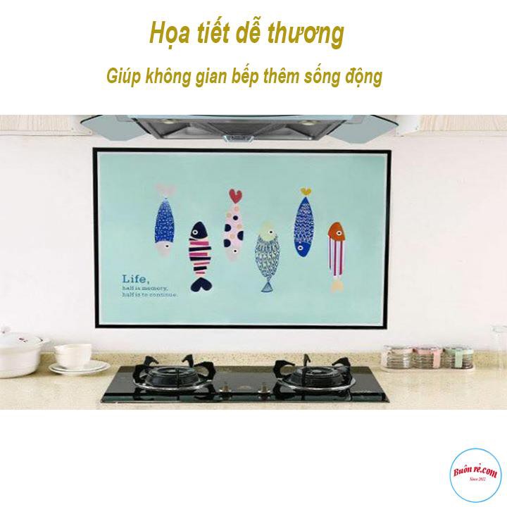 [Mã LIFE2410K giảm 10K đơn 20K] Miếng Dán Nhà Bếp Đa Năng Hoạt Hình Dễ Thương Chống Thấm Nước 00783