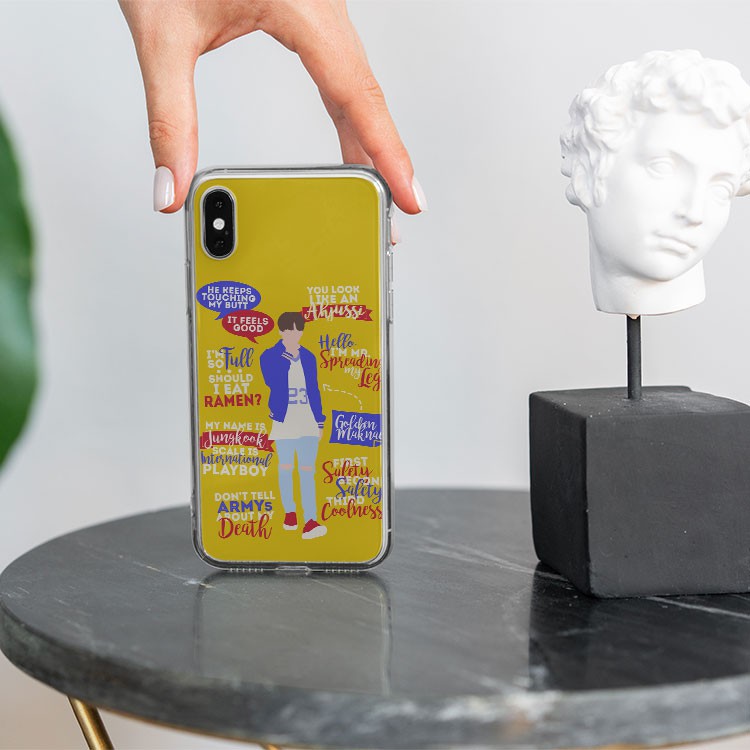 Ốp Iphone Fan Kpop Jungkook Bts Màu Vàng 7/7Plus/8/8Plus/X/Xs/Xs Max/11/11 Promax/12 /12 Pro Max Lpc12120838