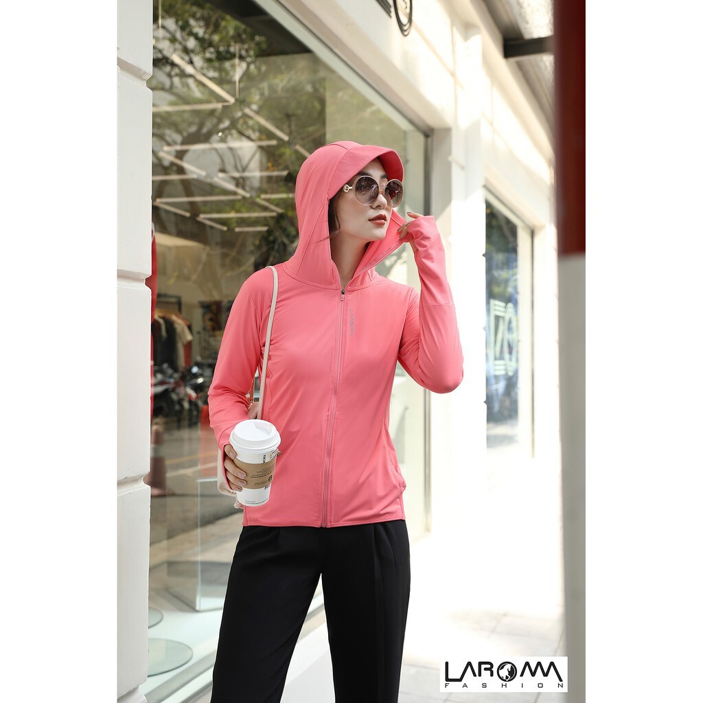 Áo chống nắng nữ Laroma Cản tia UV mềm mịn thoáng mát
