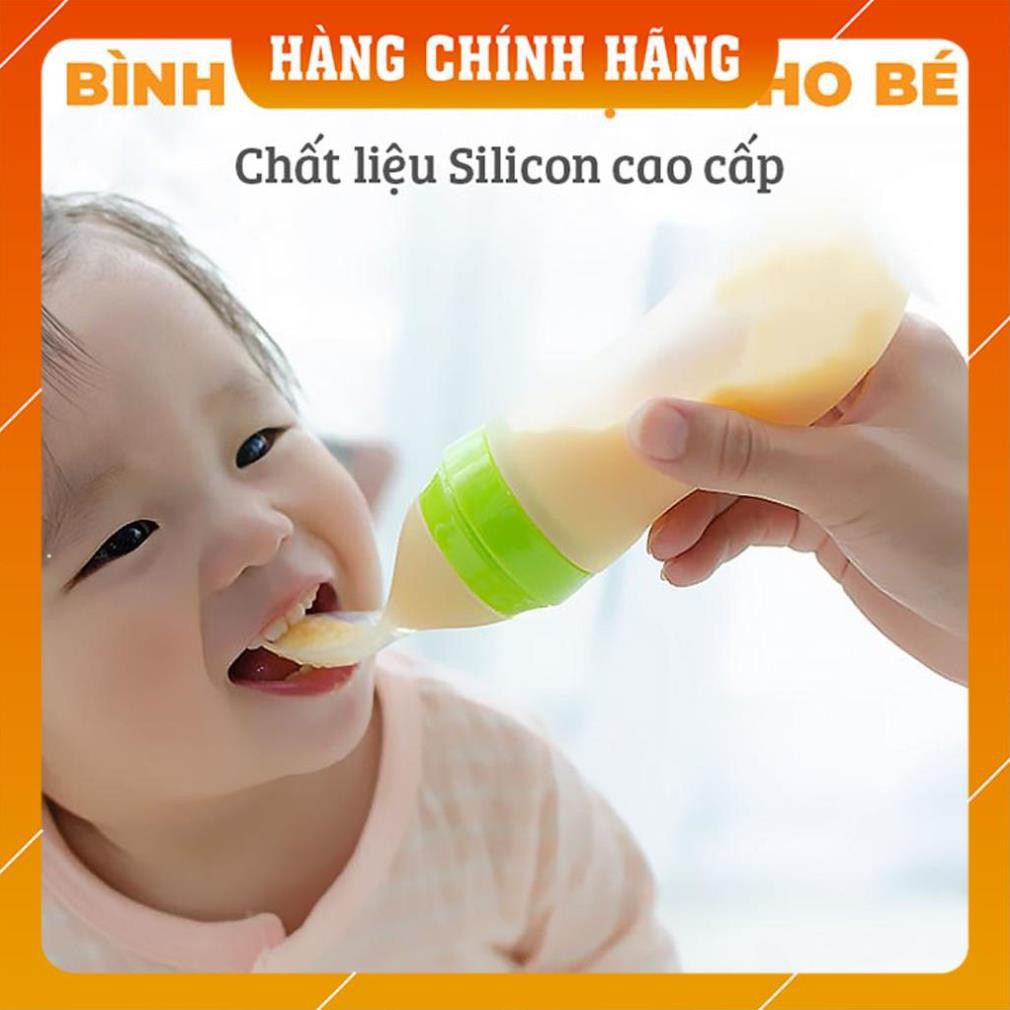 Bình thìa silicon ăn dặm cho bé