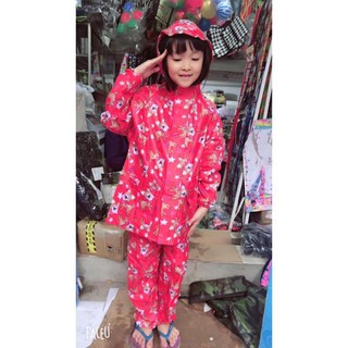 áo mưa bộ trẻ em