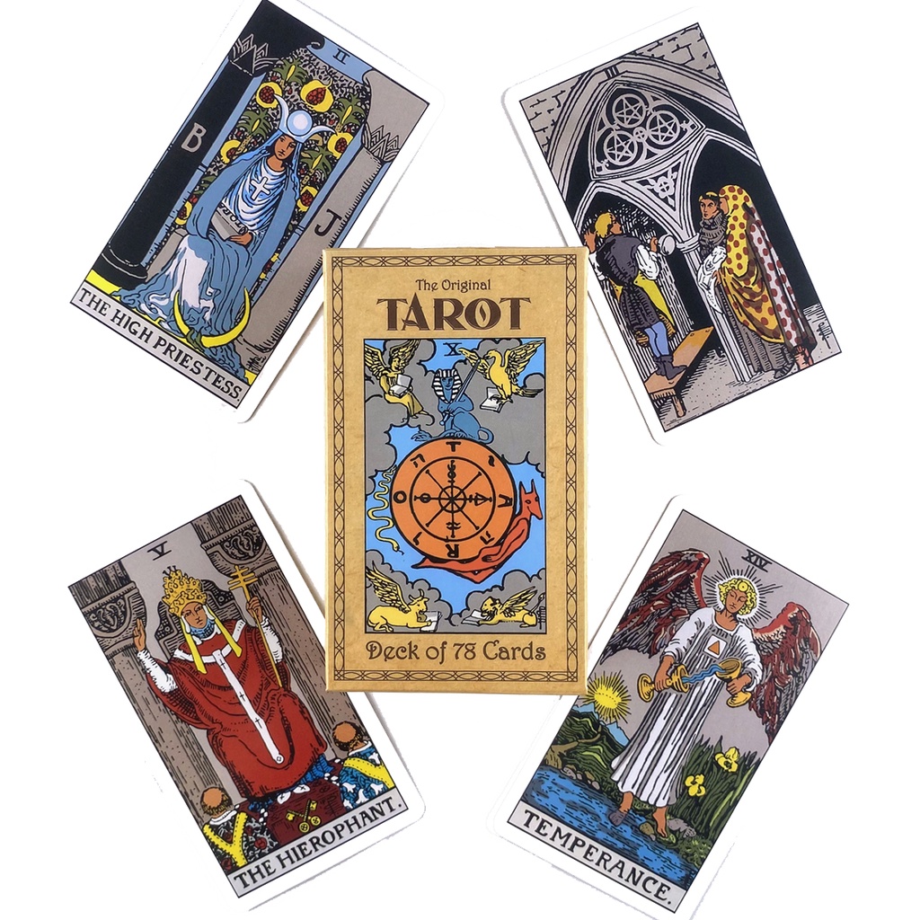 Bộ Bài Tarot Chính Hãng Kèm Sách Hướng Dẫn