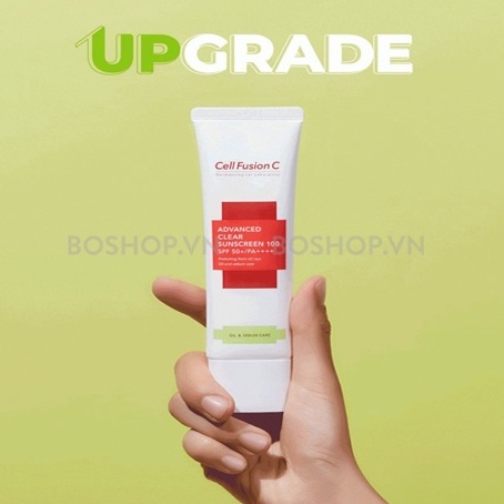 Kem Chống Nắng Cell Fusion C Laser / Clear / Toning Sunscreen 100 - 50ml