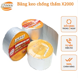 [KHỔ 5CM x 500CM] Băng keo chống thấm X2000 siêu dính chống thấm, chống dột, khả năng chống chịu trên mọi thời tiết