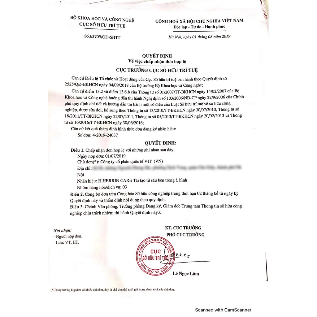 Serum mụn 24h HERRIN CARE Skin Regeneration 8ml