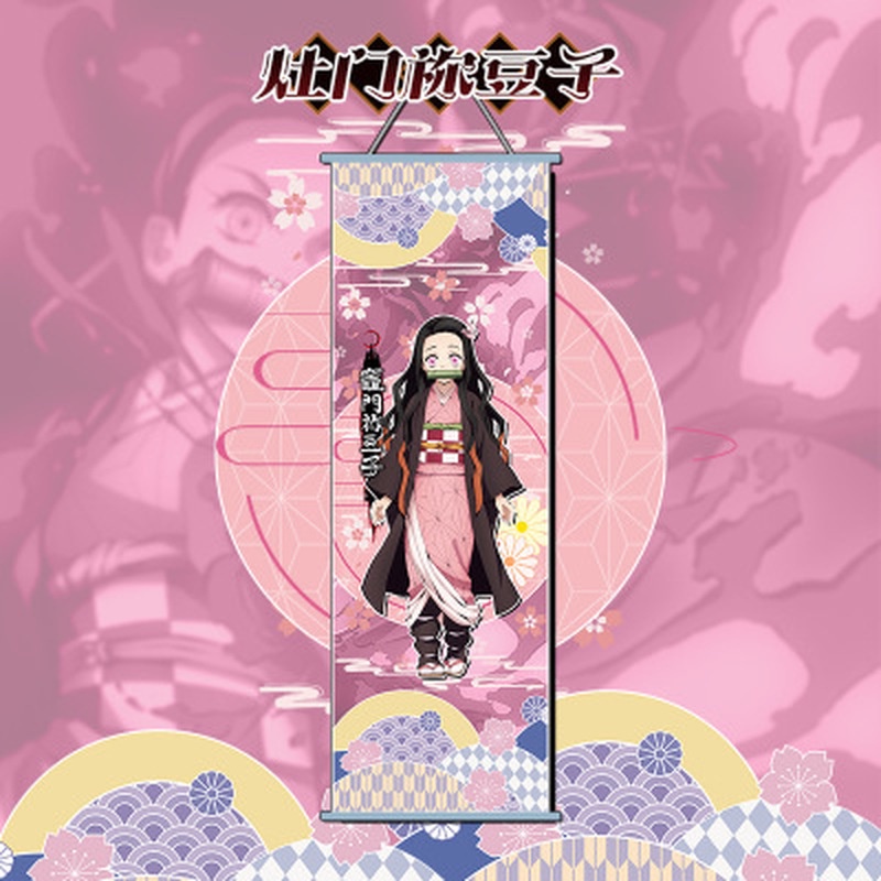 Áp Phích Treo Tường Trang Trí In Hình Nhân Vật Anime Demon Slayer Nezuko Kimetsu No Yaiba