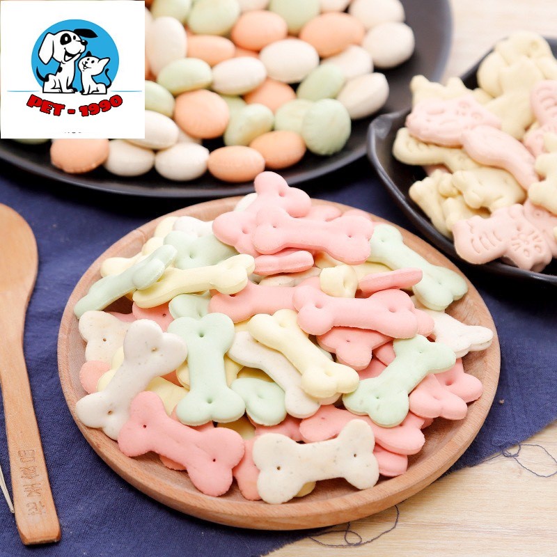 Đồ Ăn Vặt Biscuits Bổ Sung Canxi Cho Chó Mèo - Snack Thưởng Huấn Luyện Chó Mèo