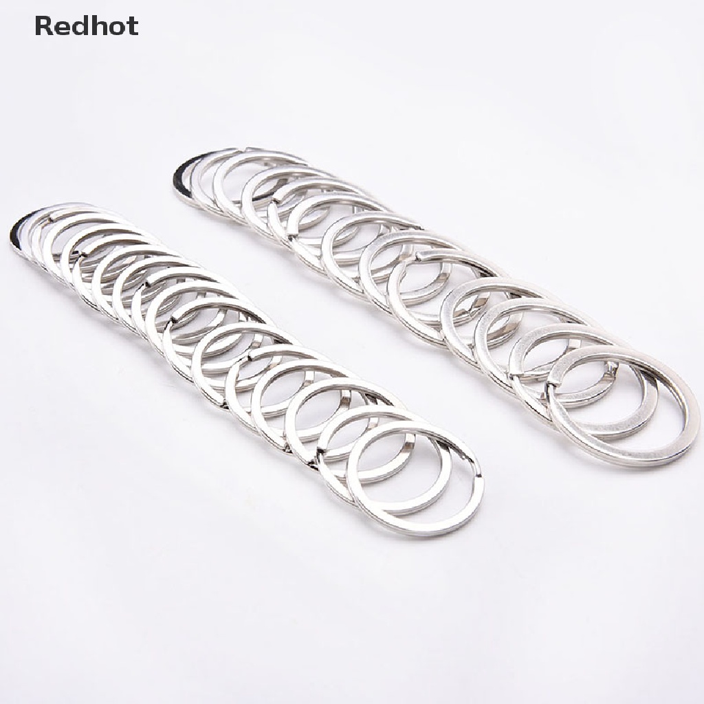 Bộ 100 Vòng Tròn Bằng Thép Không Gỉ 2 Kích Cỡ Mới