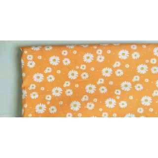 Vải lụa mẫu hoa cúc, khổ 1m4(1m/35k)