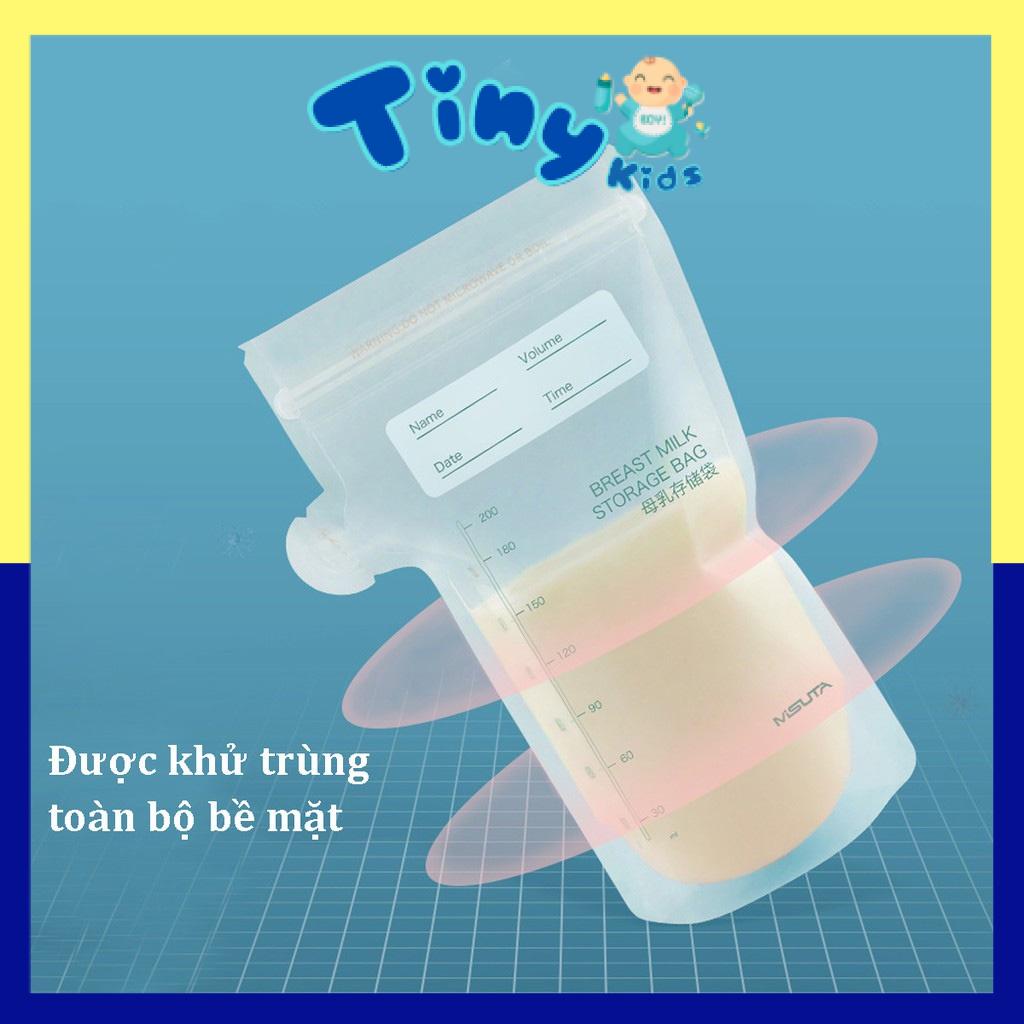 Túi trữ sữa Misuta 150/200ml, hộp 30 túi - Tiny Kids
