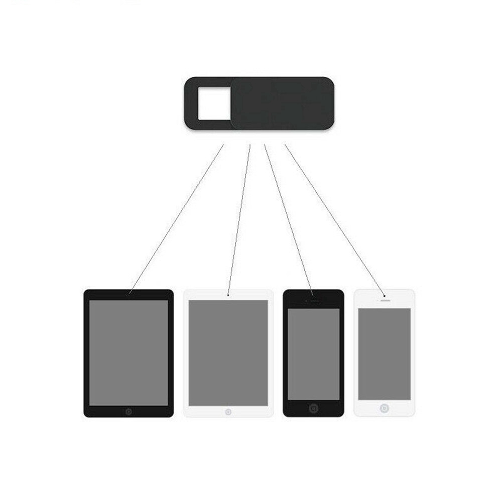 Set 6 Nắp Đậy Webcam Bằng Nhựa Từ Tính Dạng Trượt Cho Iphone Laptop Camera Smartphone