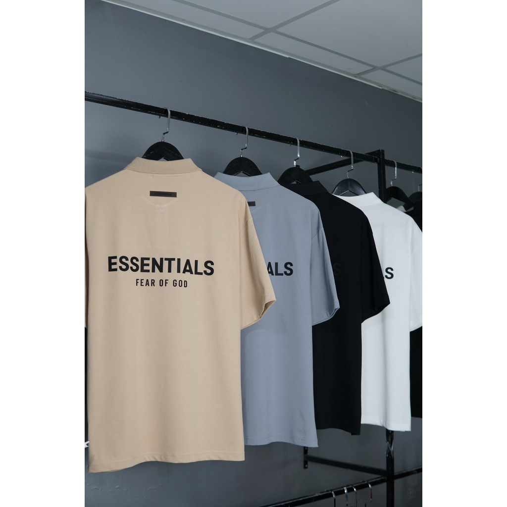 Áo thun POLO ESSENTIALS F.O.G Nam Nữ Cổ Bẻ - Vải Cá Sấu Cotton Trẻ Trung THE LAZ