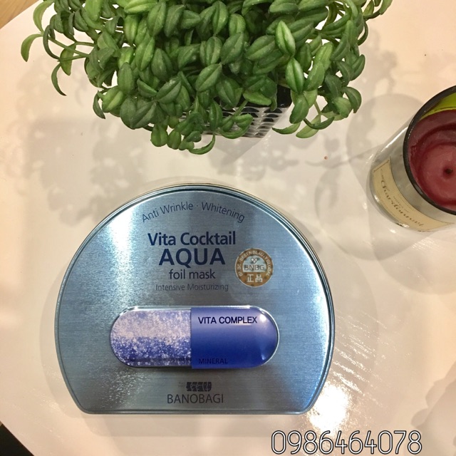 Mặt nạ 2 lớp giấy bạc Vita Cocktail