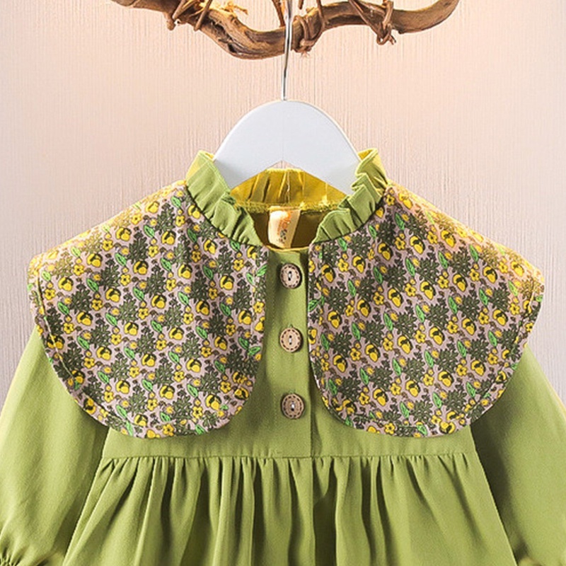 Đầm Tay Dài Thời Trang Cho Bé Gái 0-4 Tuổi