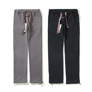 Burst Money FOG Men And Women Streamer Drawstring Trousers Elastic Waist Sports Pants