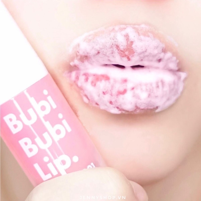 Tẩy Da Chết Sủi Bọt Thải Độc Môi Bubi Bubi Bubble Lips Crub Mẫu Mới 2021