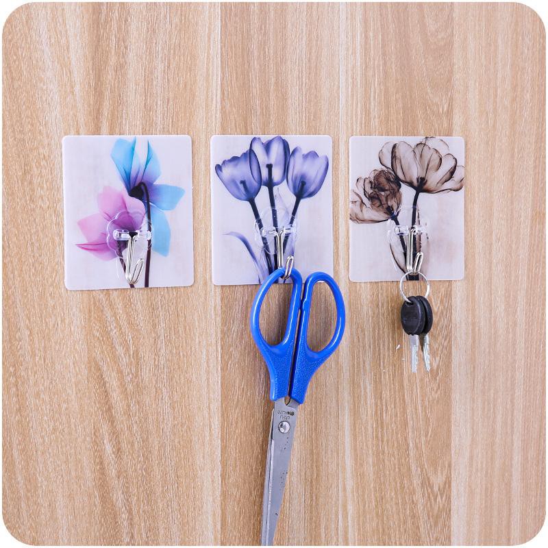 Móc Dán Tường In Hình 3D Siêu Dính, Độc Đáo, Chịu Lực Tốt, Độ Bền Cao