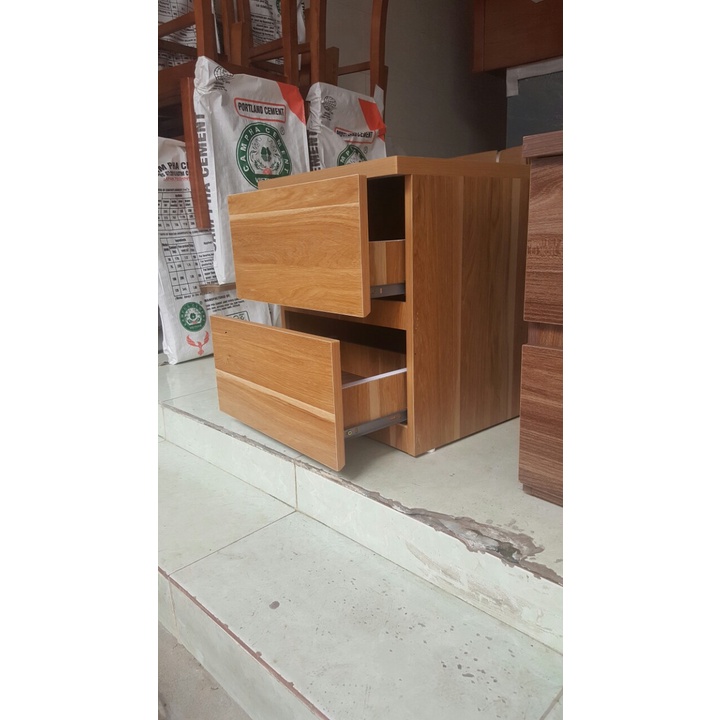 Hộc 2 ngăn kéo, tủ 2 ngăn kéo