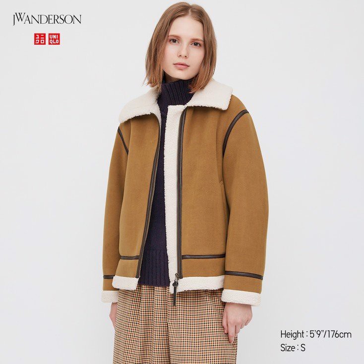 Áo khoác lông cừu #Uniqlo 430812 size XS