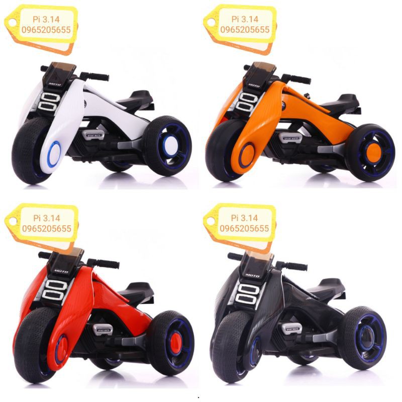 Xe máy điện trẻ em NEXTIOO, xe MOTO điện cho bé nhập chính ngạch loại 1 /Pi 3.14/