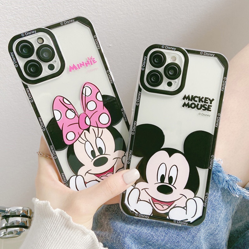 Ốp Điện Thoại Họa Tiết Chú Chuột Dễ Thương Cho Iphone 13 Pro Max Casing/ 12/ 11/ XS/ XR/ X/ 8/ 7/ 6/ 6s/ Plus Mini