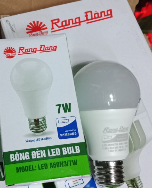 Bóng đèn Led Búp 12w-3w Rạng Đông chíp Led Samsung